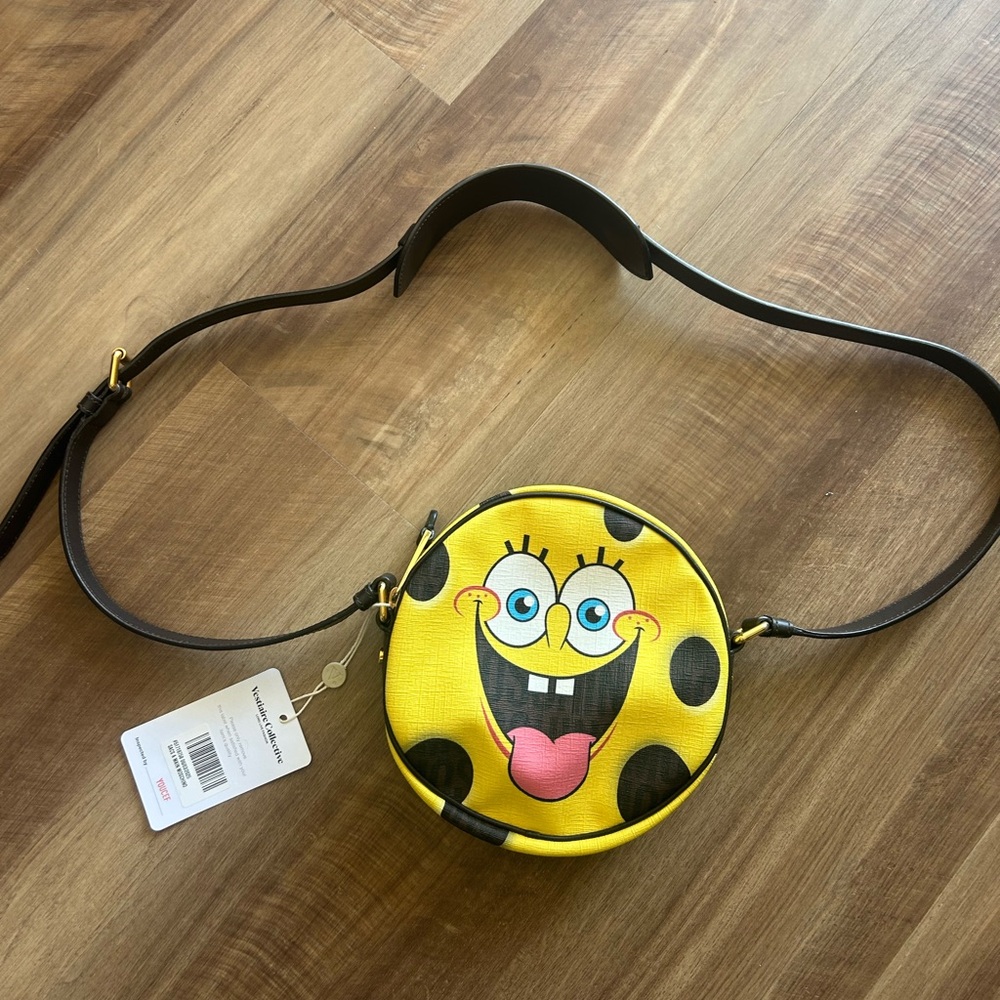 Moschino Runway Fall 2014 Yellow SpongeBob Crossbody Bag